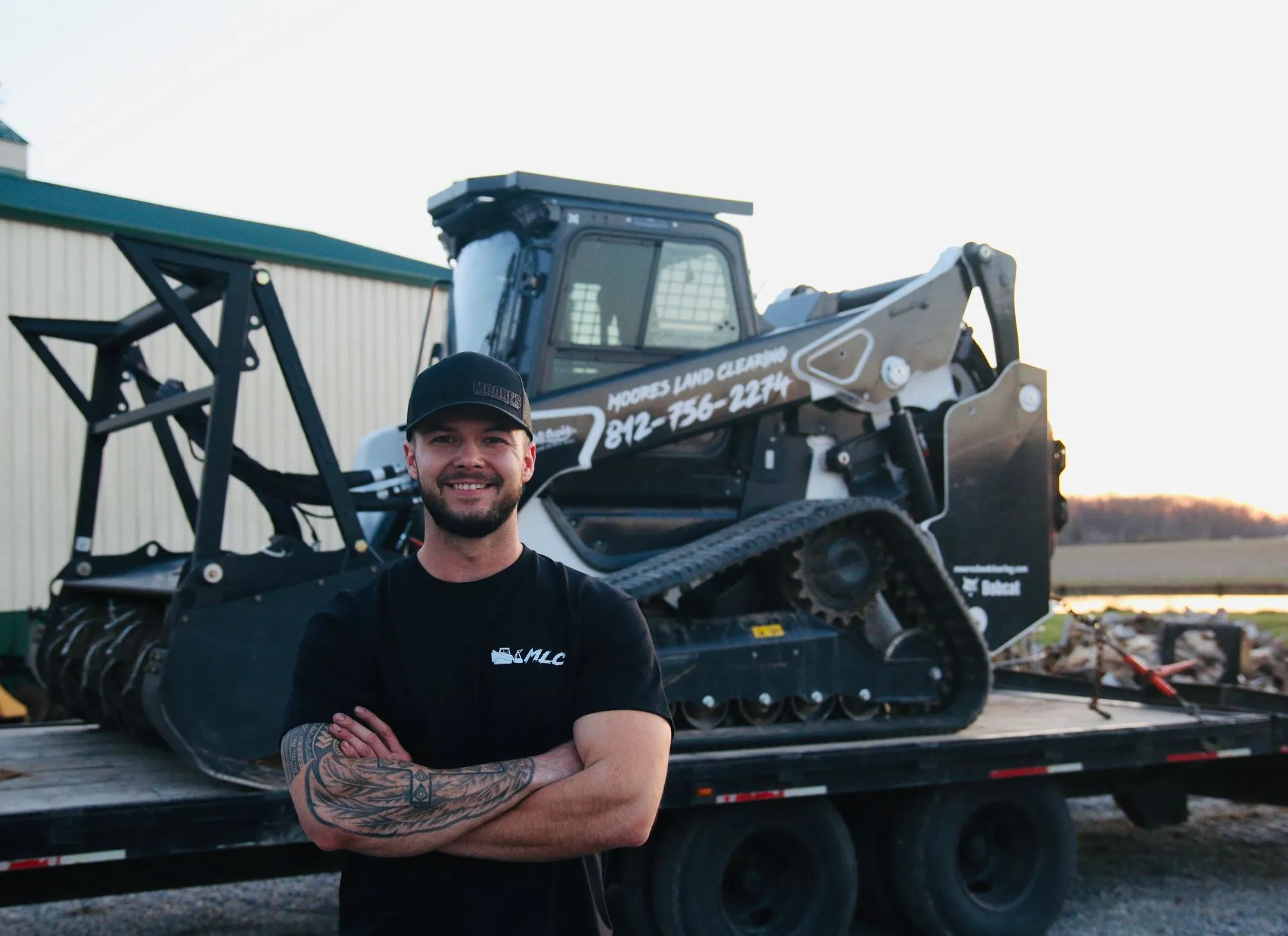 Professional land clearing and forestry mulching services in southeastern Indiana